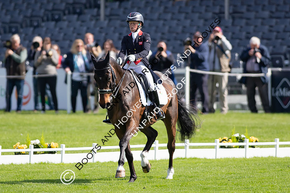 Dressage. Badminton Horse Trials 2022, Badminton Estate, Badminton, South Gloucestershire UK - 05 May 2022