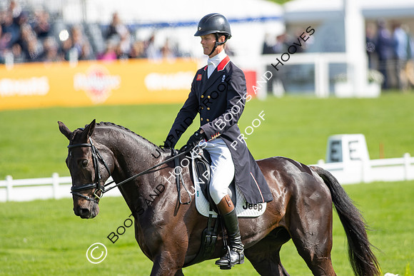 Dressage. Badminton Horse Trials 2022, Badminton Estate, Badminton, South Gloucestershire UK - 05 May 2022