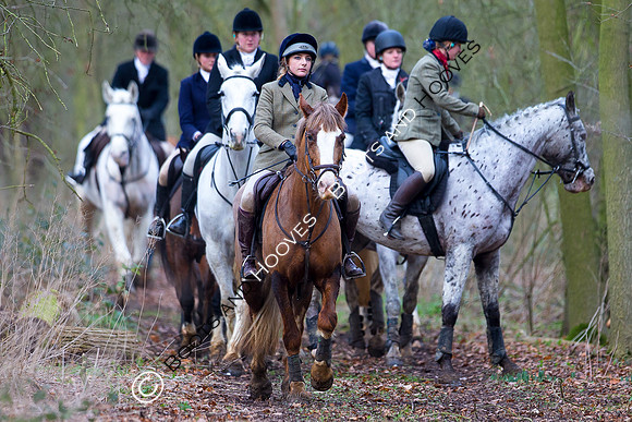 East Essex Hunt. Ladies Day. 29/01/2019 ~ MANDATORY Credit Elli Birch/Bootsandhooves - NO UNAUTHORISED USE - 07745 909676