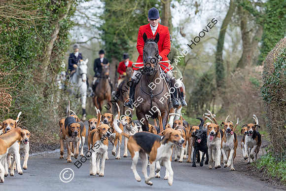 Puckeridge and the Essex Hunts, Boxing Day Meet, Matching Green, Essex, UK - 26 Dec 2025