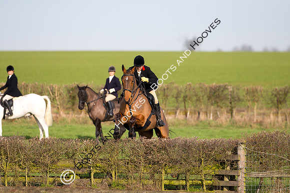 East Essex Hunt. Ladies Day. 29/01/2019 ~ MANDATORY Credit Elli Birch/Bootsandhooves - NO UNAUTHORISED USE - 07745 909676