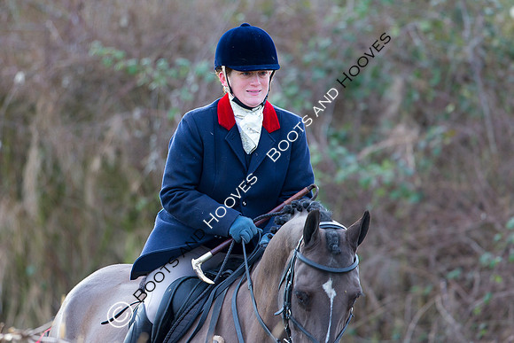 East Essex Hunt. Ladies Day. 29/01/2019 ~ MANDATORY Credit Elli Birch/Bootsandhooves - NO UNAUTHORISED USE - 07745 909676