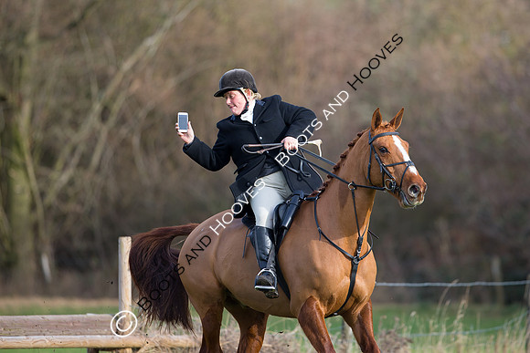 East Essex Hunt. Ladies Day. 29/01/2019 ~ MANDATORY Credit Elli Birch/Bootsandhooves - NO UNAUTHORISED USE - 07745 909676