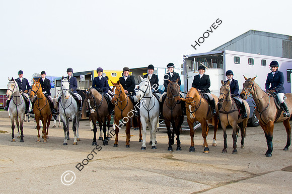 East Essex Hunt. Ladies Day. 29/01/2019 ~ MANDATORY Credit Elli Birch/Bootsandhooves - NO UNAUTHORISED USE - 07745 909676