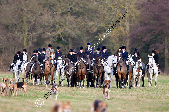 East Essex Hunt. Ladies Day. 29/01/2019 ~ MANDATORY Credit Elli Birch/Bootsandhooves - NO UNAUTHORISED USE - 07745 909676