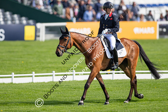 Dressage. Badminton Horse Trials 2022, Badminton Estate, Badminton, South Gloucestershire UK - 05 May 2022