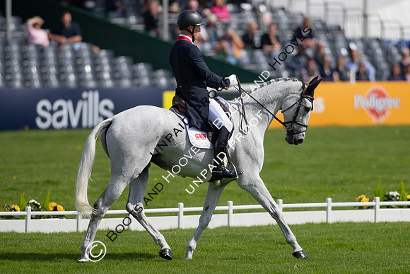 Dressage. Badminton Horse Trials 2022, Badminton Estate, Badminton, South Gloucestershire UK - 05 May 2022