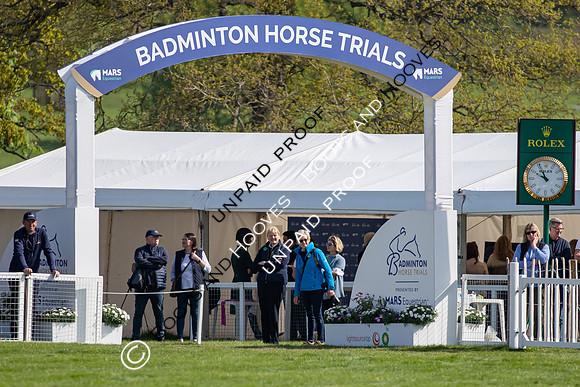 Dressage. Badminton Horse Trials 2022, Badminton Estate, Badminton, South Gloucestershire UK - 05 May 2022
