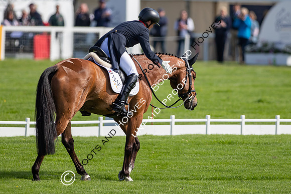 Dressage. Badminton Horse Trials 2022, Badminton Estate, Badminton, South Gloucestershire UK - 05 May 2022