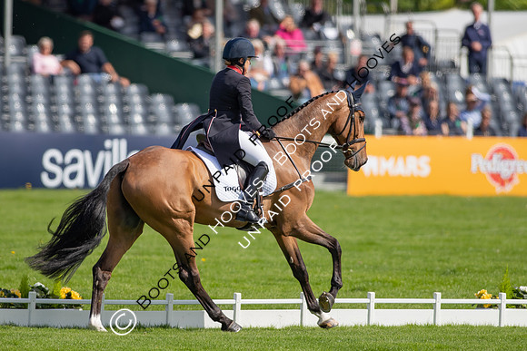Dressage. Badminton Horse Trials 2022, Badminton Estate, Badminton, South Gloucestershire UK - 05 May 2022