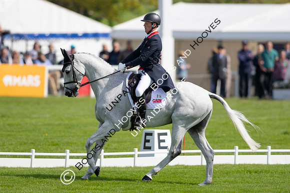 Dressage. Badminton Horse Trials 2022, Badminton Estate, Badminton, South Gloucestershire UK - 05 May 2022