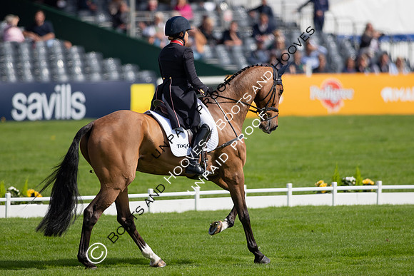 Dressage. Badminton Horse Trials 2022, Badminton Estate, Badminton, South Gloucestershire UK - 05 May 2022