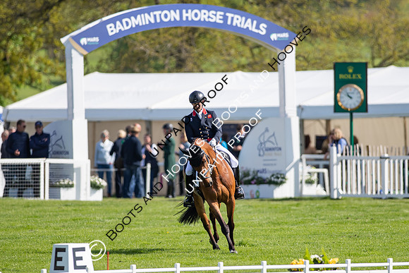 Dressage. Badminton Horse Trials 2022, Badminton Estate, Badminton, South Gloucestershire UK - 05 May 2022