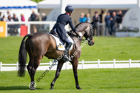 Dressage. Badminton Horse Trials 2022, Badminton Estate, Badminton, South Gloucestershire UK - 05 May 2022