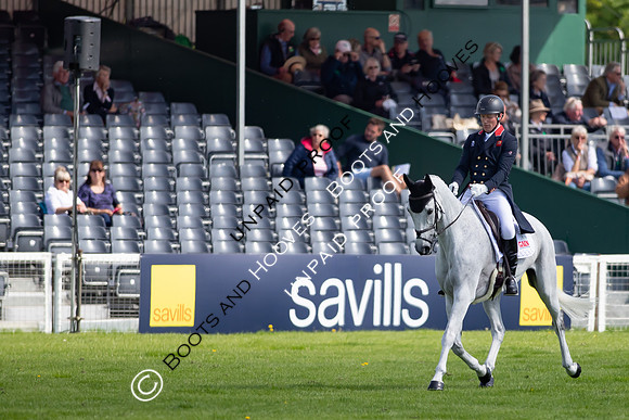 Dressage. Badminton Horse Trials 2022, Badminton Estate, Badminton, South Gloucestershire UK - 05 May 2022