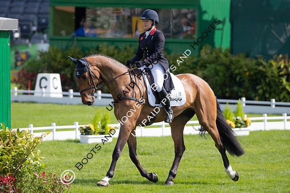 Dressage. Badminton Horse Trials 2022, Badminton Estate, Badminton, South Gloucestershire UK - 05 May 2022