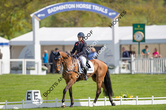 Dressage. Badminton Horse Trials 2022, Badminton Estate, Badminton, South Gloucestershire UK - 05 May 2022
