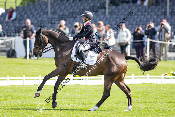 Dressage. Badminton Horse Trials 2022, Badminton Estate, Badminton, South Gloucestershire UK - 05 May 2022
