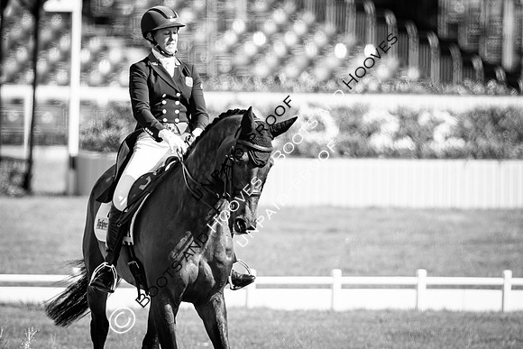 Dressage. Badminton Horse Trials 2022, Badminton Estate, Badminton, South Gloucestershire UK - 05 May 2022