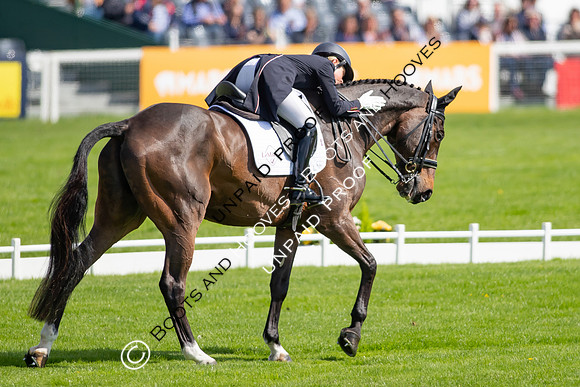 Dressage. Badminton Horse Trials 2022, Badminton Estate, Badminton, South Gloucestershire UK - 05 May 2022