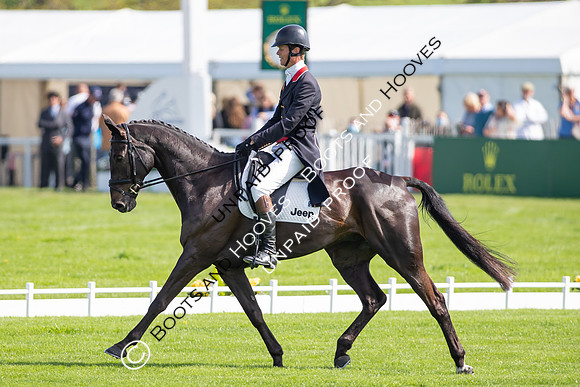 Dressage. Badminton Horse Trials 2022, Badminton Estate, Badminton, South Gloucestershire UK - 05 May 2022