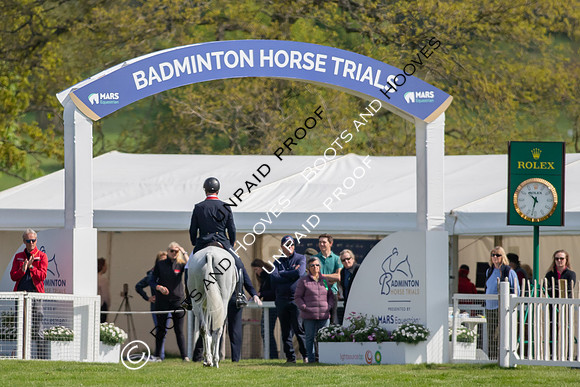 Dressage. Badminton Horse Trials 2022, Badminton Estate, Badminton, South Gloucestershire UK - 05 May 2022