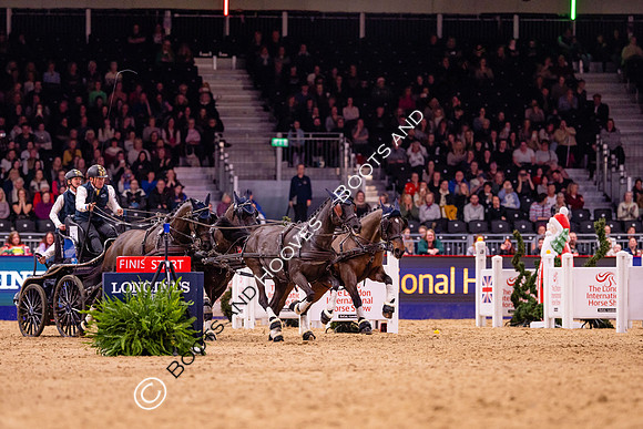 The London International Horse Show,  ExCel London, Docklands, London, UK - 20 Dec 2024