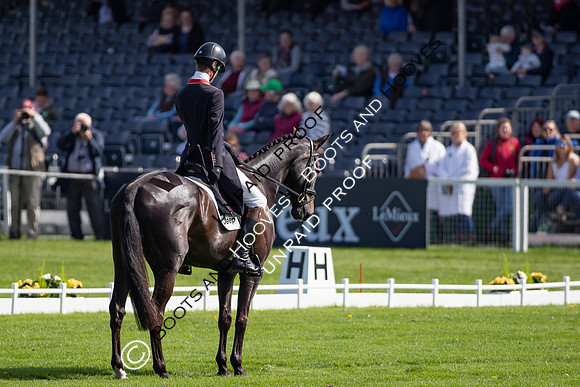 Dressage. Badminton Horse Trials 2022, Badminton Estate, Badminton, South Gloucestershire UK - 05 May 2022