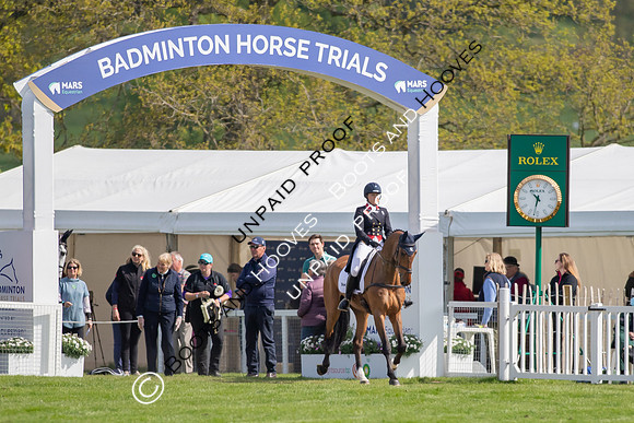 Dressage. Badminton Horse Trials 2022, Badminton Estate, Badminton, South Gloucestershire UK - 05 May 2022
