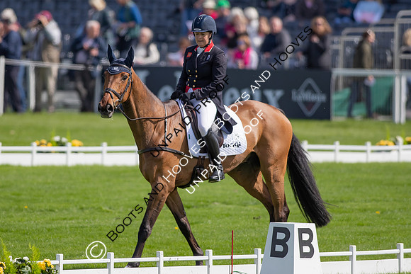 Dressage. Badminton Horse Trials 2022, Badminton Estate, Badminton, South Gloucestershire UK - 05 May 2022
