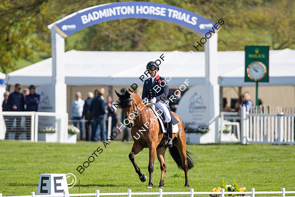 Dressage. Badminton Horse Trials 2022, Badminton Estate, Badminton, South Gloucestershire UK - 05 May 2022