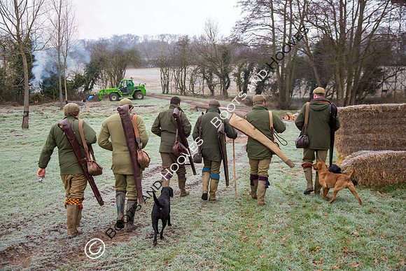 Dines Hall Game Shoot. 23/01/2019 ~ MANDATORY Credit Nick Gunn/Bootsandhooves - NO UNAUTHORISED USE - 07745 909676