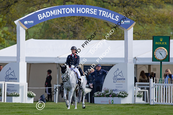 Dressage. Badminton Horse Trials 2022, Badminton Estate, Badminton, South Gloucestershire UK - 05 May 2022
